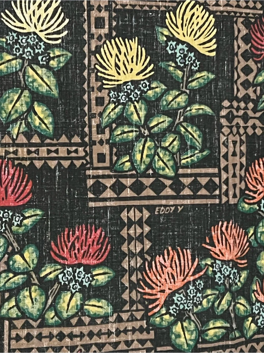 Reyn Spooner x Eddy Y Vintage Ohia Dress Flawless Like New
